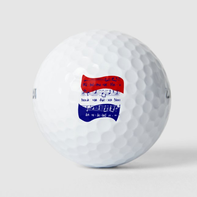 Holland flag golf balls (Front)
