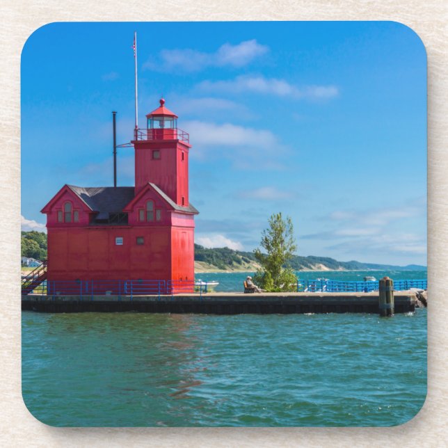 Holland Harbour Lighthouse Coaster (Front)