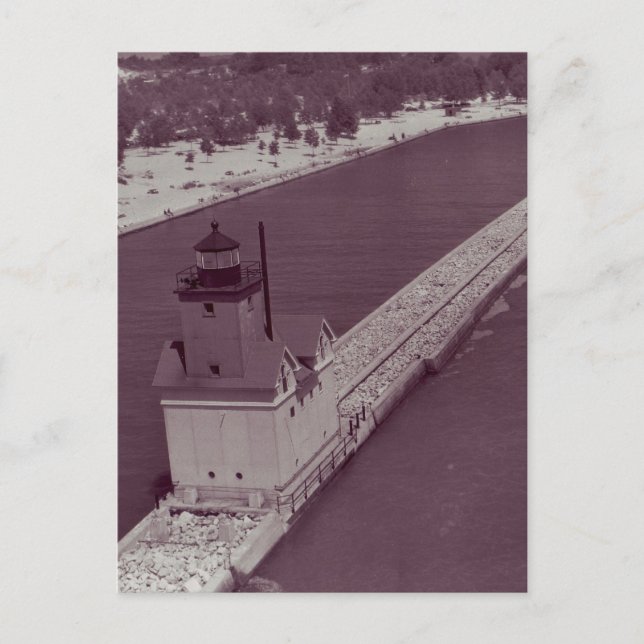 Holland Harbour Lighthouse Postcard (Front)