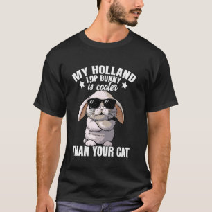 Holland Lop Bunny Plush Costume Mama Lover Holllan T-Shirt