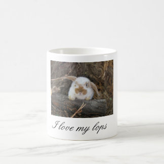 Holland Lop "I love my lops" mug