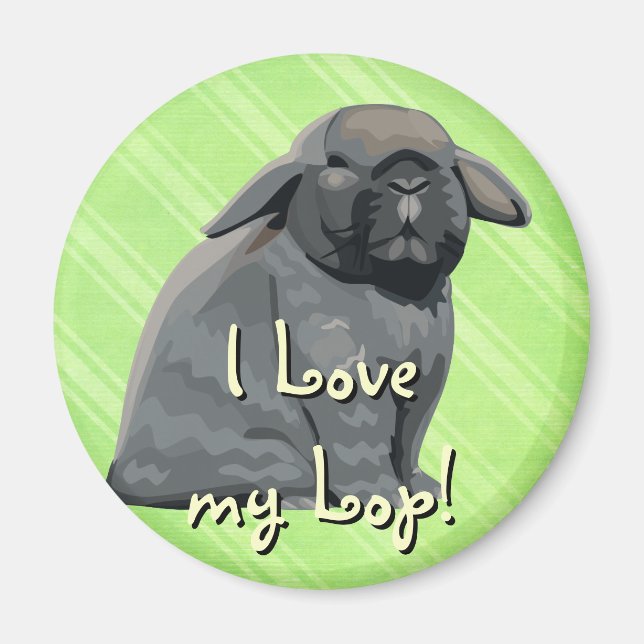Holland Lop Magnet (Front)