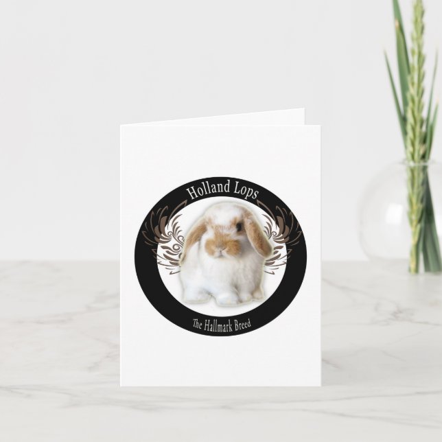 Holland lop Notecard (Front)