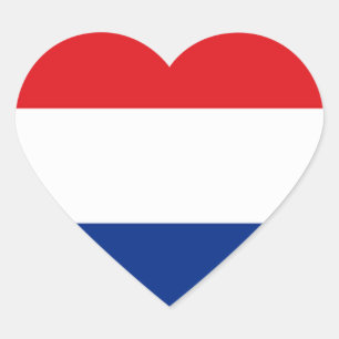 Holland Love Heart Sticker