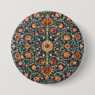 Holland Park Design (by William Morris) 7.5 Cm Round Badge