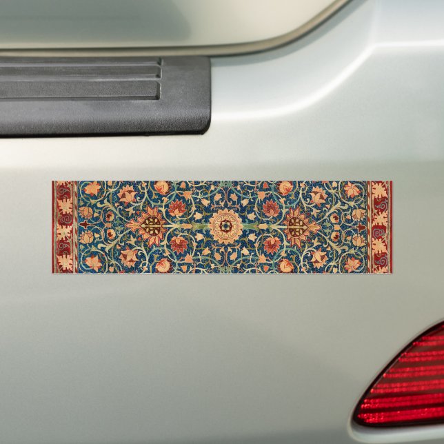 Holland Park Design (by William Morris) Bumper Sticker (On Car)
