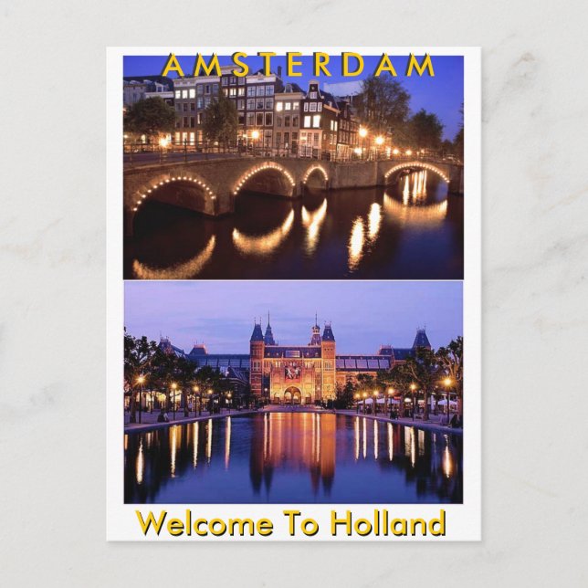 HOLLAND POSTCARD (Front)