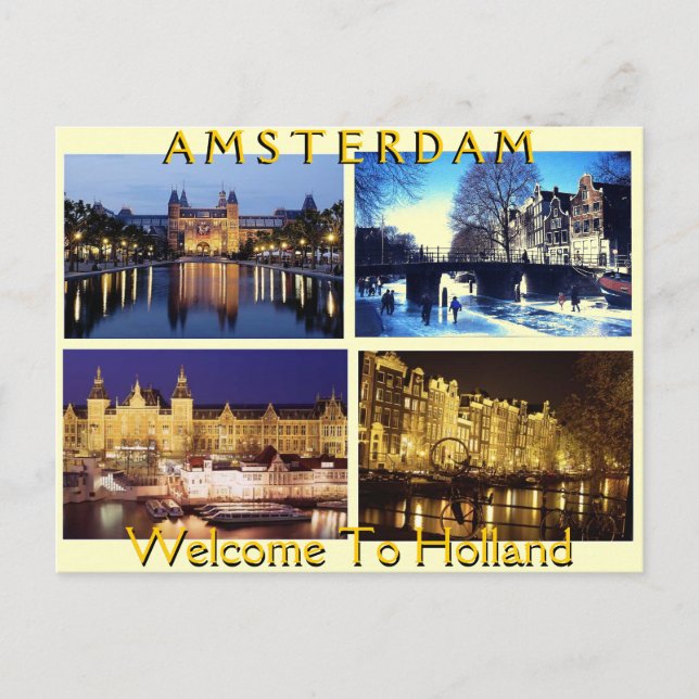 HOLLAND POSTCARD (Front)