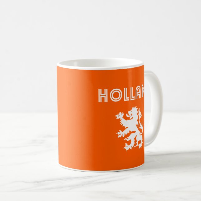 Holland Retro Coffee Mug (Front Right)