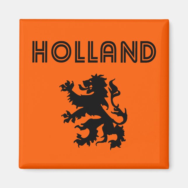 Holland Retro Magnet (Front)