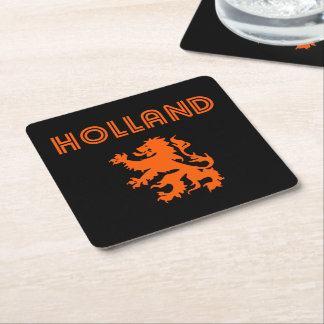 Holland Retro Square Paper Coaster