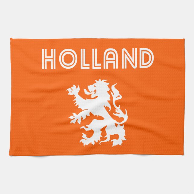 Holland Retro Tea Towel (Horizontal)