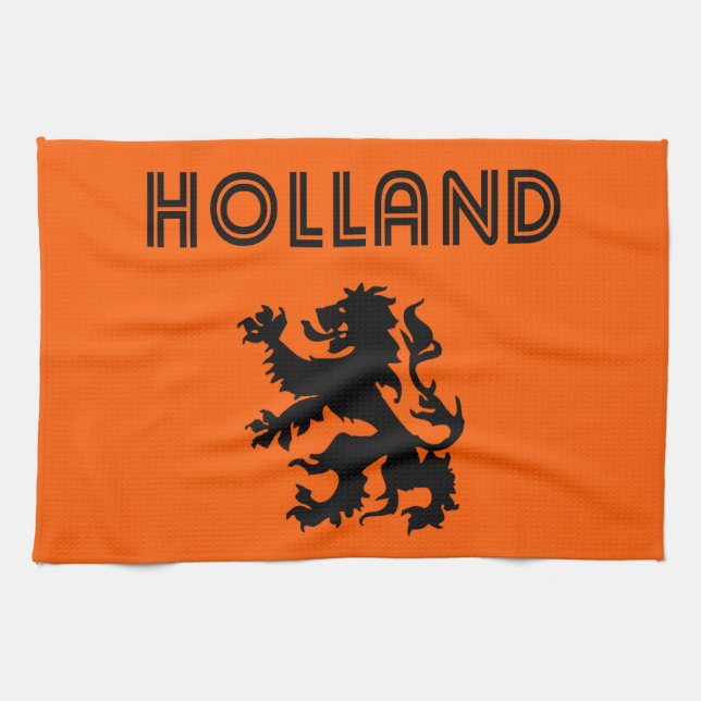 Holland Retro Tea Towel (Horizontal)