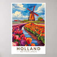 Holland Travel Art Vintage
