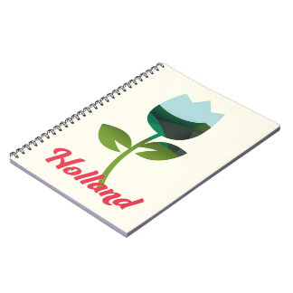 Holland Tulip Vacation art Notebook