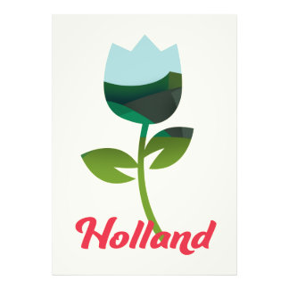 Holland Tulip Vacation art Photo Print