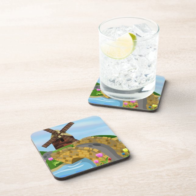 Holland Tulips Coaster (Right Side)