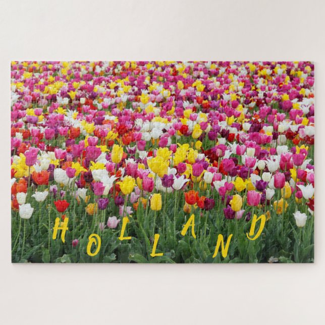 HOLLAND TULIPS JIGSAW PUZZLE (Horizontal)