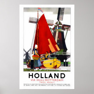 Holland | Vintage Travel Poster