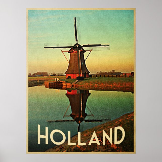 Holland Windmill Poster (Front)
