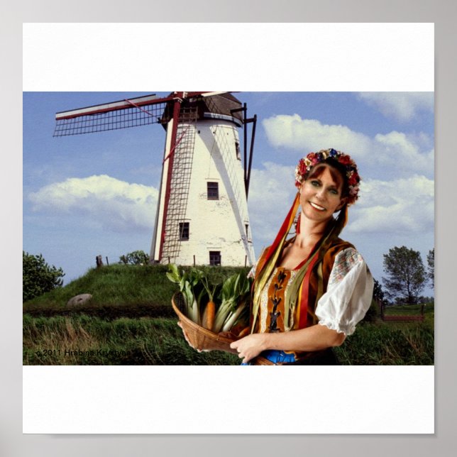 HOLLAND WINDMILL POSTER (Front)