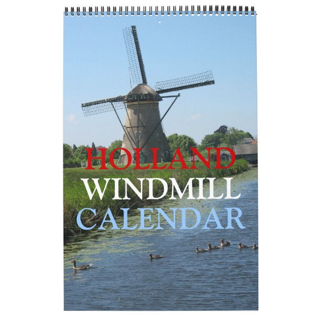 Holland Windmills Calendar (Cover)
