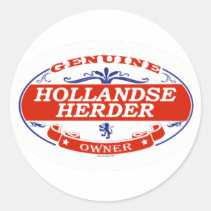 Hollandse Herder  Classic Round Sticker