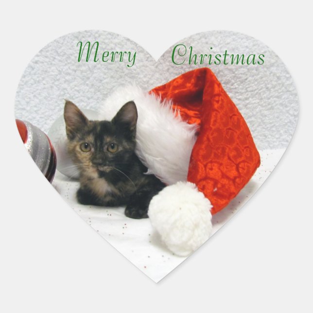 Holley's Christmas - Cat / Kitten Stickers (Front)