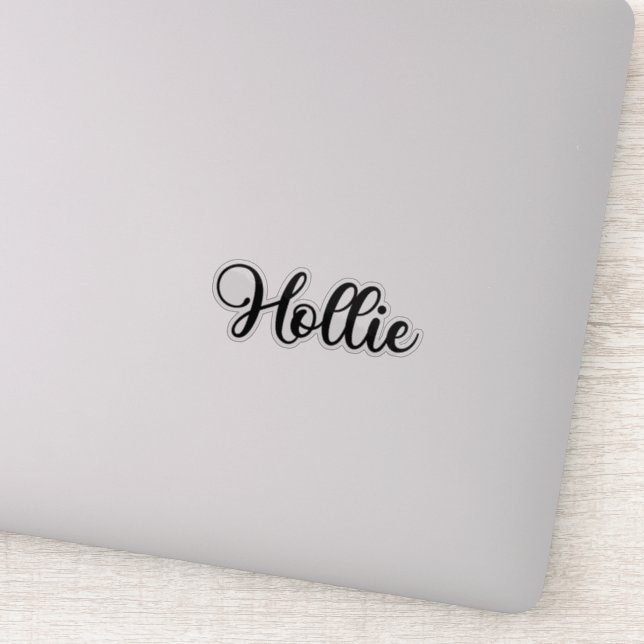Hollie Name - Handwritten Calligraphy (Detail)
