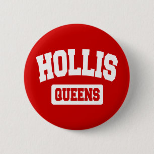 Hollis, Queens, NYC 6 Cm Round Badge