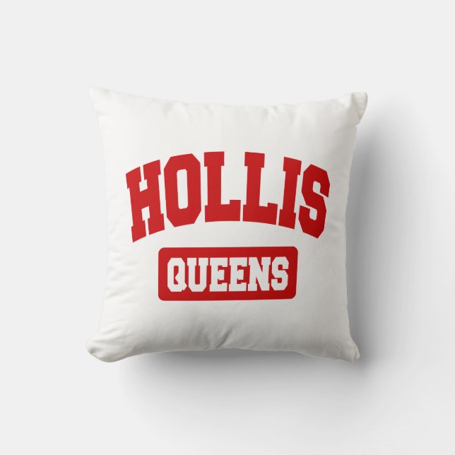 Hollis, Queens, NYC Cushion (Front)