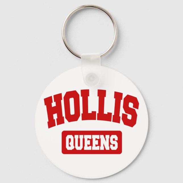 Hollis, Queens, NYC Key Ring (Front)