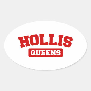 Hollis, Queens, NYC Oval Sticker