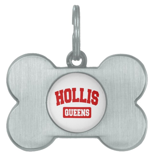 Hollis, Queens, NYC Pet ID Tag (Front)