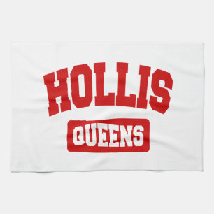 Hollis, Queens, NYC Tea Towel