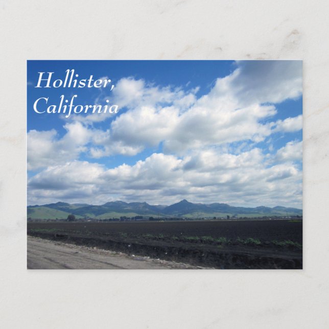 Hollister, California Postcard (Front)