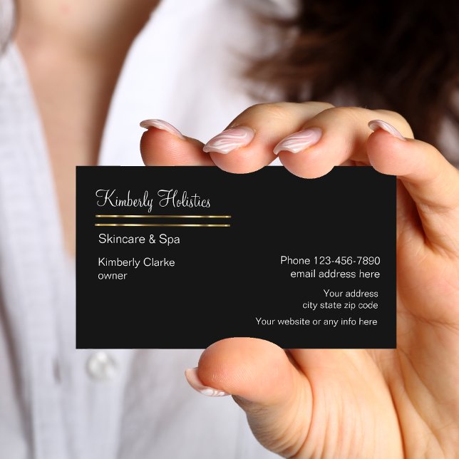 Hollistics Beauty Spa Business Card (Creator Uploaded)