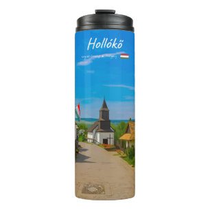 Hollókő, Hungary - Historic Village Street Thermal Tumbler