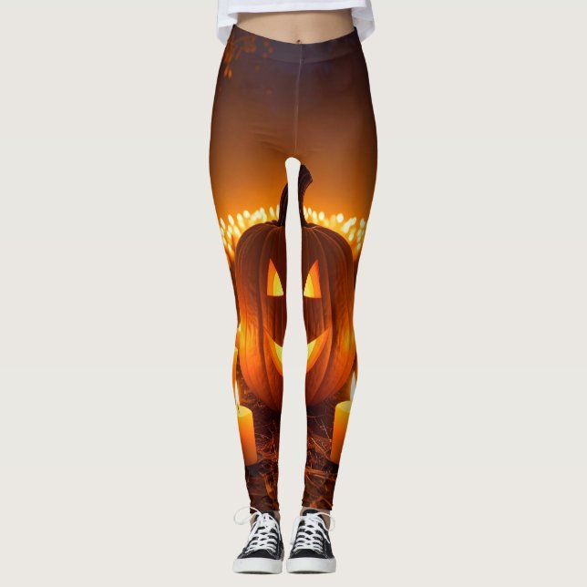 Hollow Flame Leggings (Front)