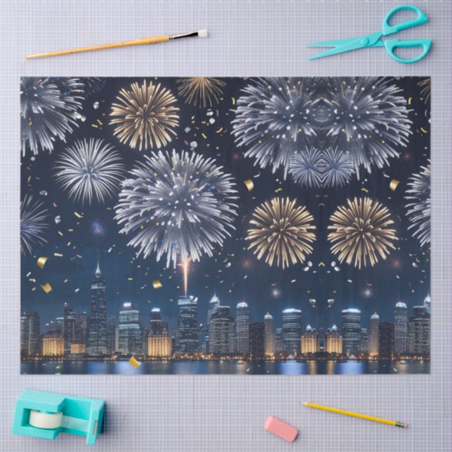 Hollow Flame Tissue Paper (Craft)