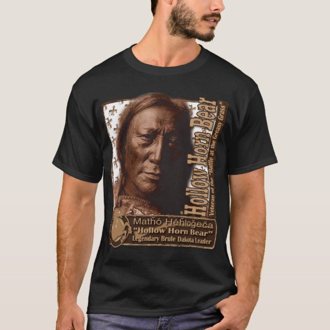 Hollow Horn Bear Brule Dakota T-Shirt (Front)