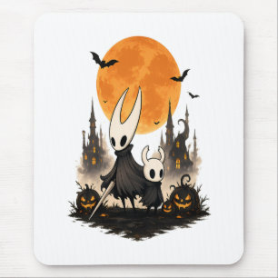 Hollow Knight Halloween Spooky Moon Pumpkin Gaming Mouse Mat