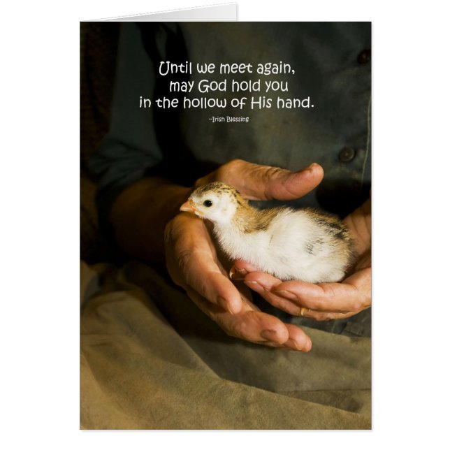 "Hollow of His hand" Card (Front)