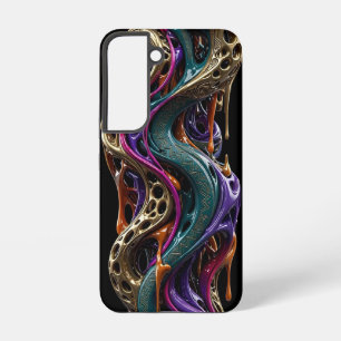 Hollow Tribal DNA - Ultra Narrow Gold Samsung Galaxy Case