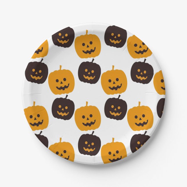  Holloween Paper Plate (Front)