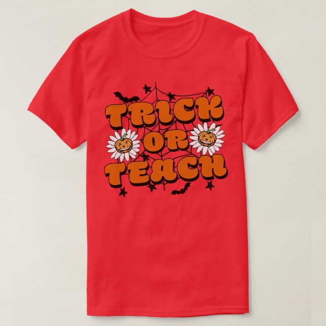 holloween teacher T-Shirt (Design Front)