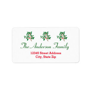 Holly - Address Label