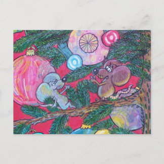 Holly and Angel Postcard