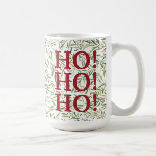Holly and Berries Christmas Holiday Coffee Mug