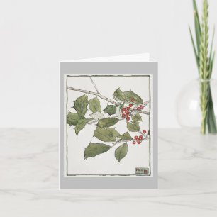 Holly and Ivy Christmas Card